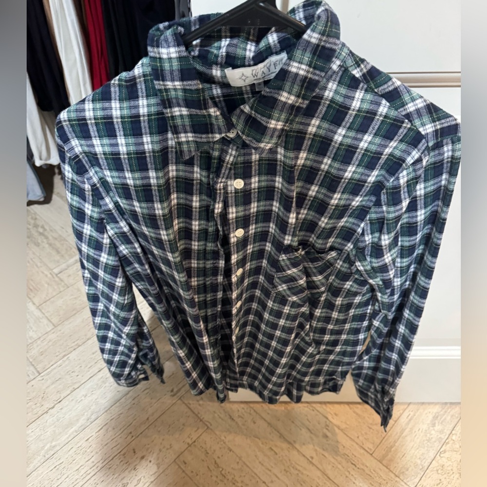 Green Plaid Shirt